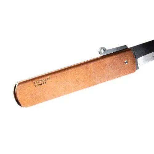 Andersson & Copra Urban Husky Friction Folder Knife Copper (2.9" Stonewash) - NORTH RIVER OUTDOORS