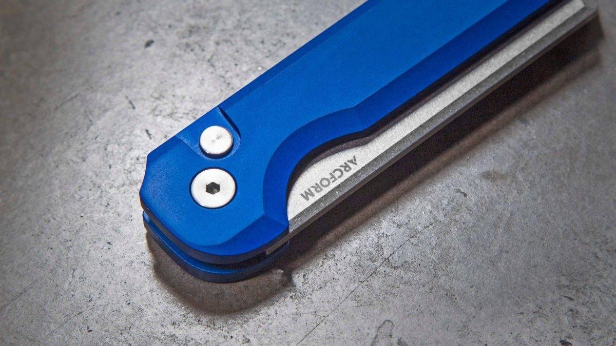 Arcform Blue Slimfoot ARC-061 Auto Knife Stonewash 3.1" 154CM (USA) - NORTH RIVER OUTDOORS