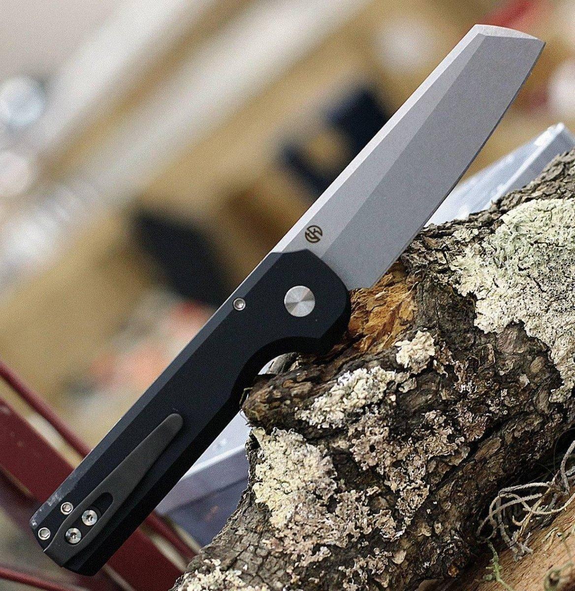 Arcform Slimfoot ARC-059 Auto Blk Alum 3.1" 154CM SW Sheepsfoot) (USA) - NORTH RIVER OUTDOORS