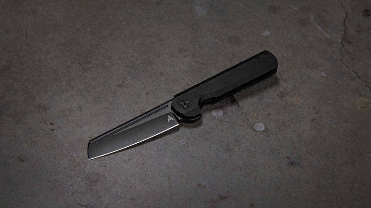 Darcform Slimfoot Titanium Handle Black M390 Flipper - NORTH RIVER OUTDOORS