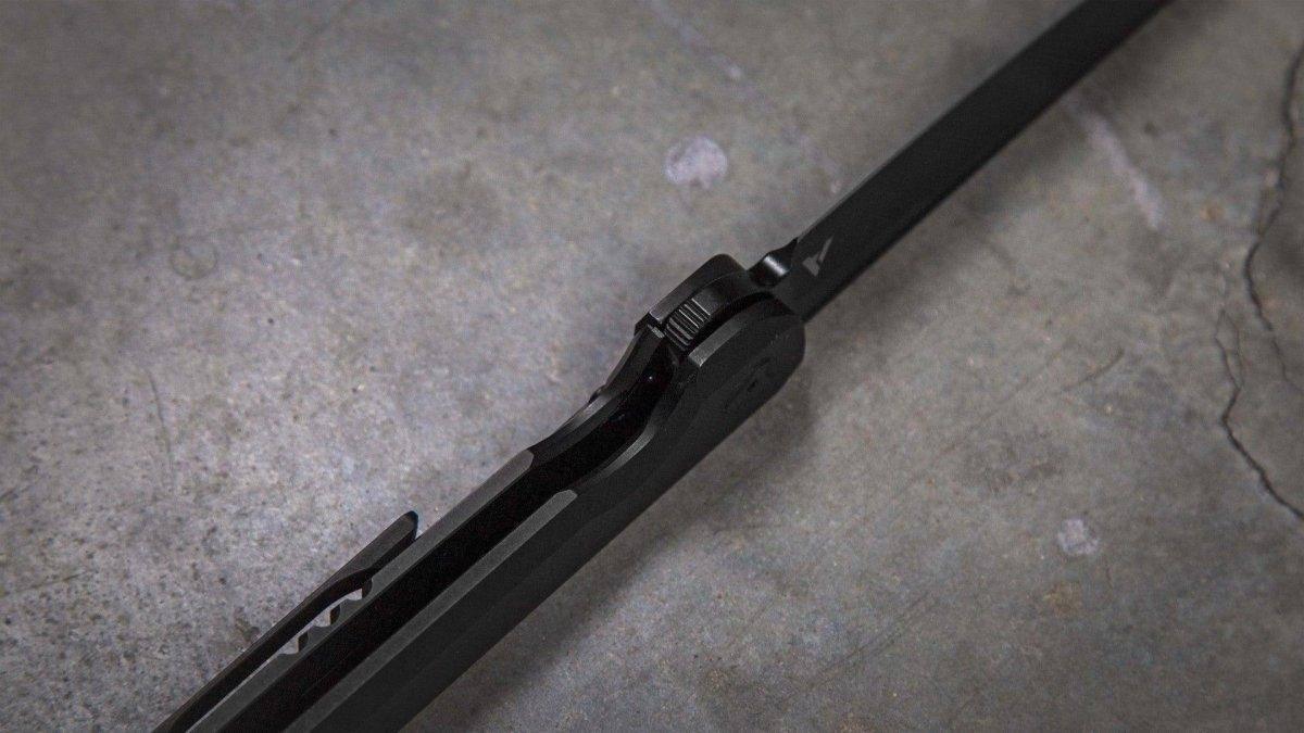 Darcform Slimfoot Titanium Handle Black M390 Flipper - NORTH RIVER OUTDOORS