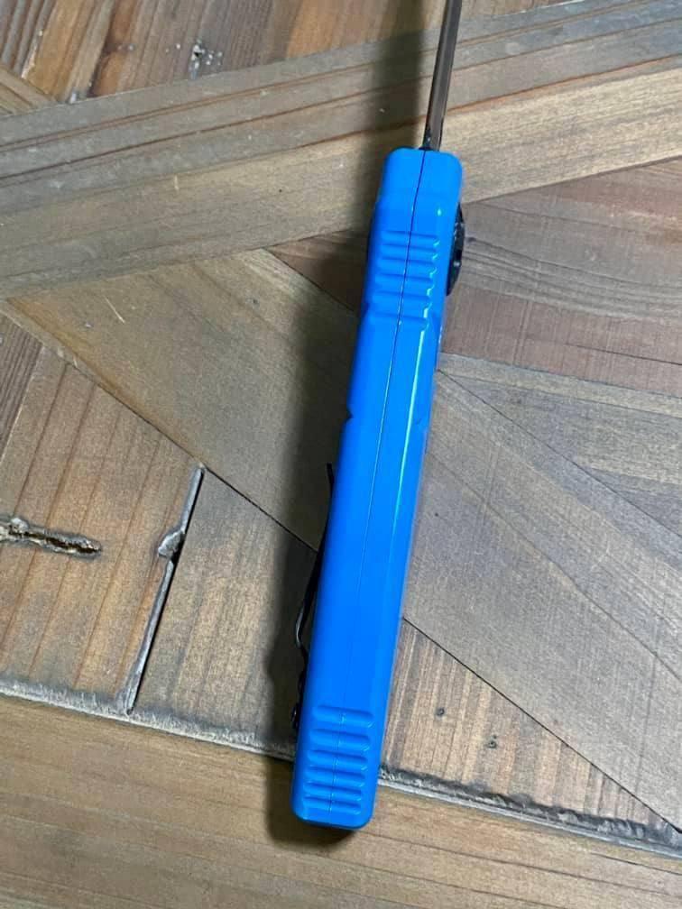 Asheville Steel Paragon Warlock Dagger Mystic Blue S30V (USA) - NORTH RIVER OUTDOORS