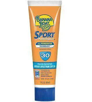 Banana Boat Sport Performance Sunscreen, SPF 30 - NORTH RIVER OUTDOORS