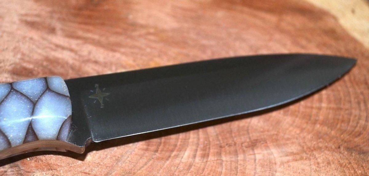 Bark River Aurora CPM 3V Knife w/ Nebula Dragon Scale (USA) - NORTH RIVER OUTDOORS