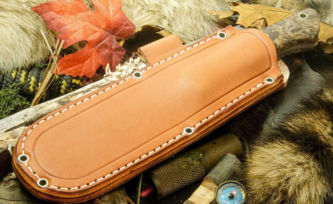 Bark River Aurora Knife CPM 3V Green Jutewood (USA) - NORTH RIVER OUTDOORS