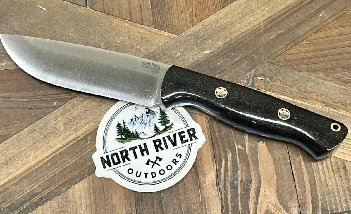 Bark River Fox River EXT-2 LT 3V Black Burlap Blue Liners Mosaic