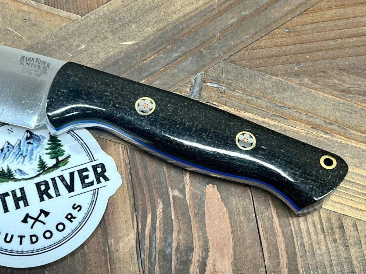 Bark River Fox River EXT-2 LT 3V Black Burlap Blue Liners Mosaic Pins (USA) - NORTH RIVER OUTDOORS