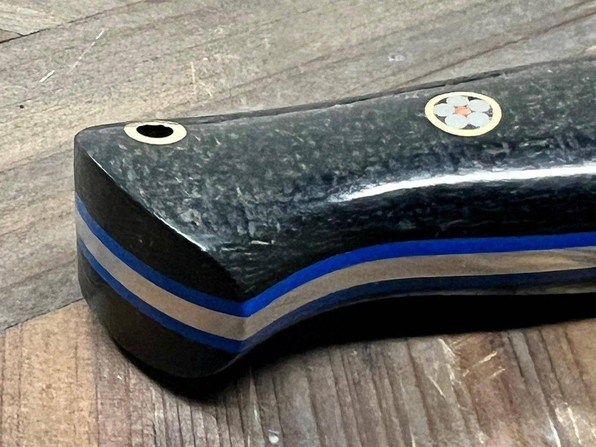 Bark River Fox River EXT-2 LT 3V Black Burlap Blue Liners Mosaic Pins (USA) - NORTH RIVER OUTDOORS