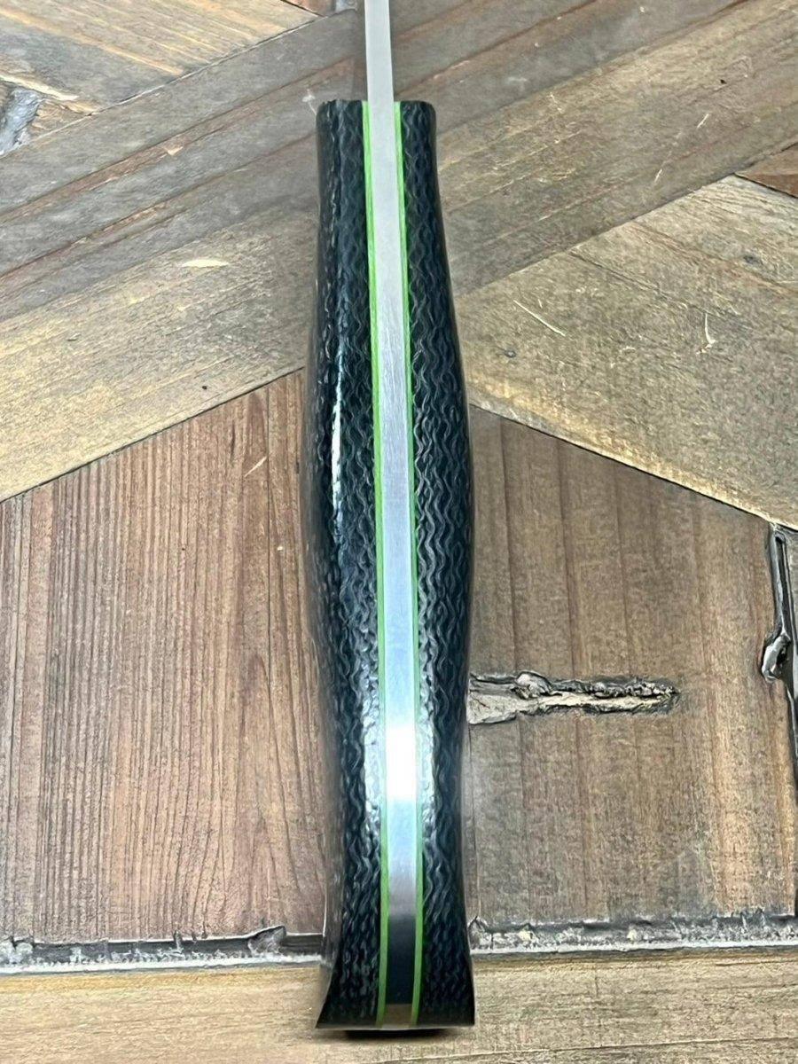 Bark River JX6 II MagnaCut Duskdog Canvas Handles Lime Green Mosaic Pins (USA) - NORTH RIVER OUTDOORS