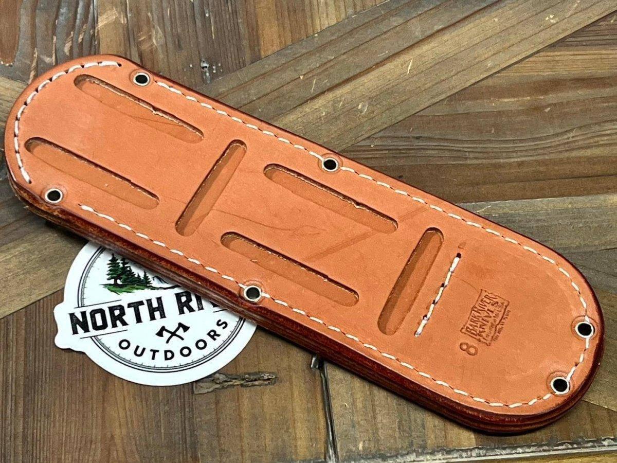 Bark River JX6 II MagnaCut Fixed Knife Desert Ironwood Turquoise Spacer Red Liners Mosaic Pins (USA) - NORTH RIVER OUTDOORS