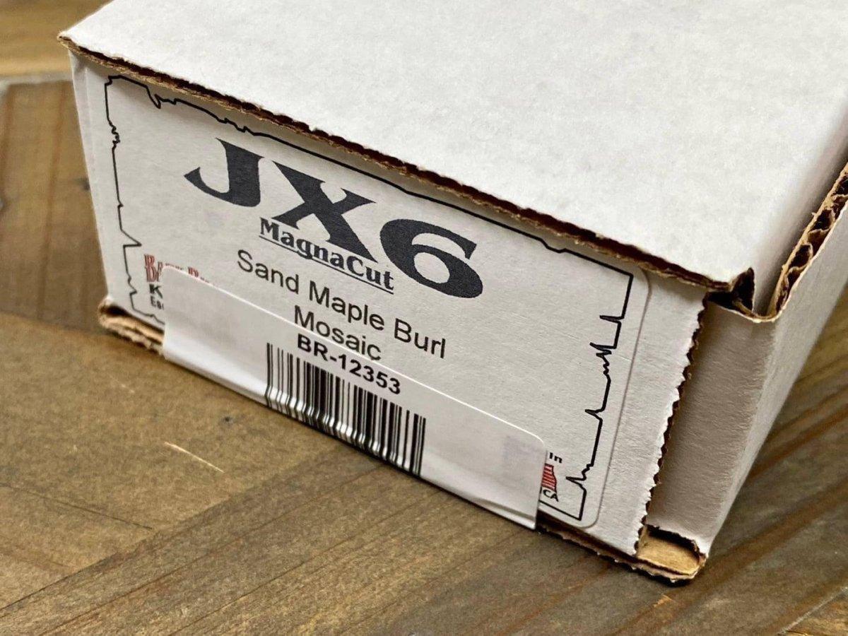 Bark River JX6 MagnaCut Sand Maple Burl Mosaic Pins (USA) - NORTH RIVER OUTDOORS