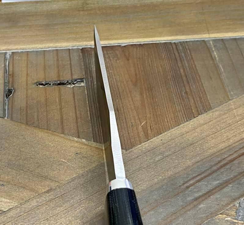 Bark River Matterhorn Fixed Blade Knife CPM-S45VN Black Canvas Micarta - NORTH RIVER OUTDOORS