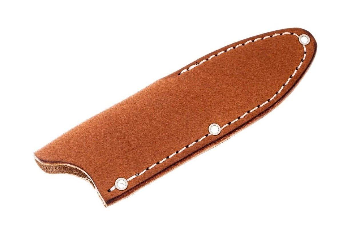 Bark River Mini Kephart Knife 3V Evergreen Burlap Handles White Liners Mosaic Pins (USA) - NORTH RIVER OUTDOORS