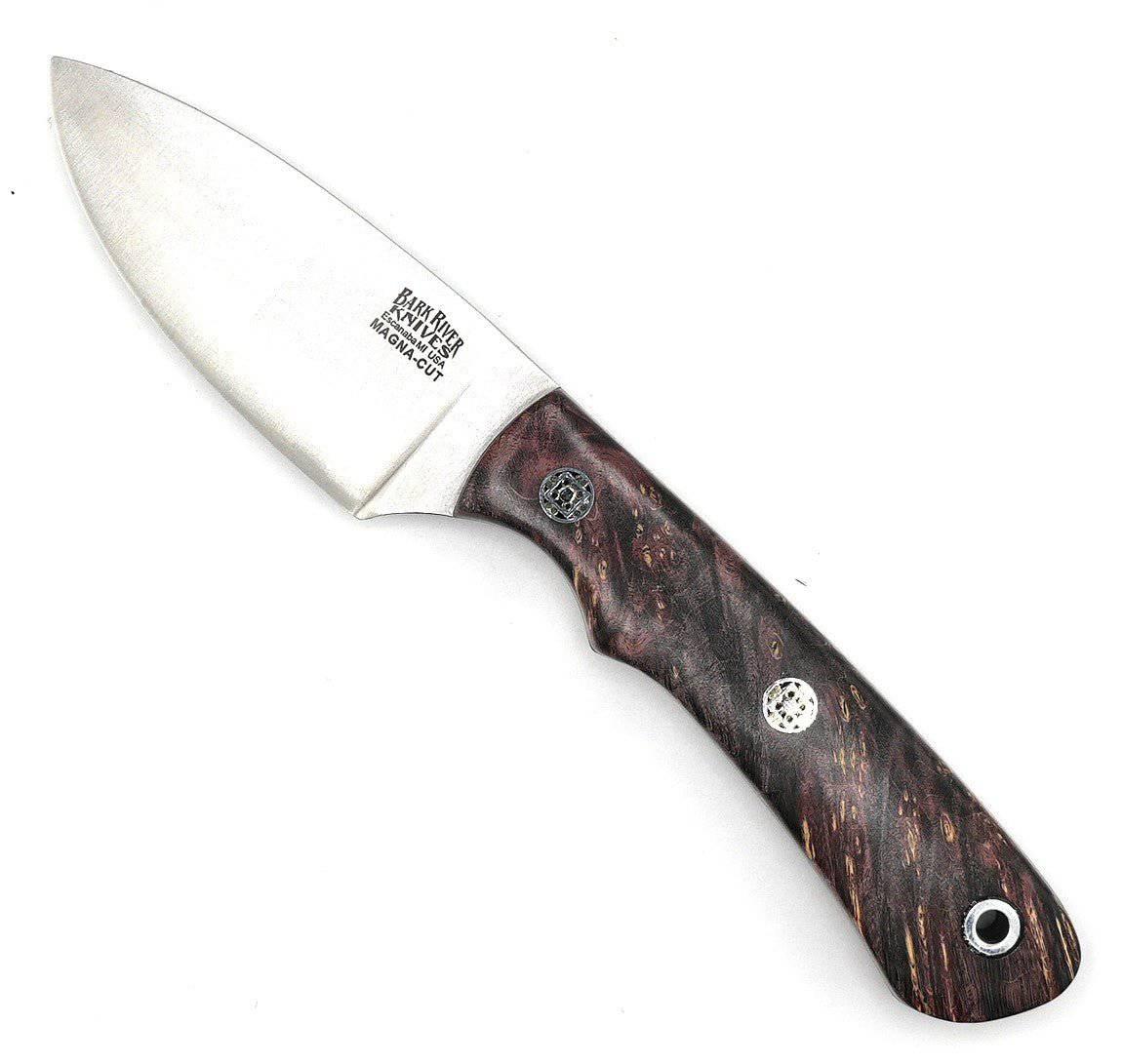 Bark River PSK EDC Magna Cut Cherry & Black Maple Burl - Mosaic Pins - NORTH RIVER OUTDOORS