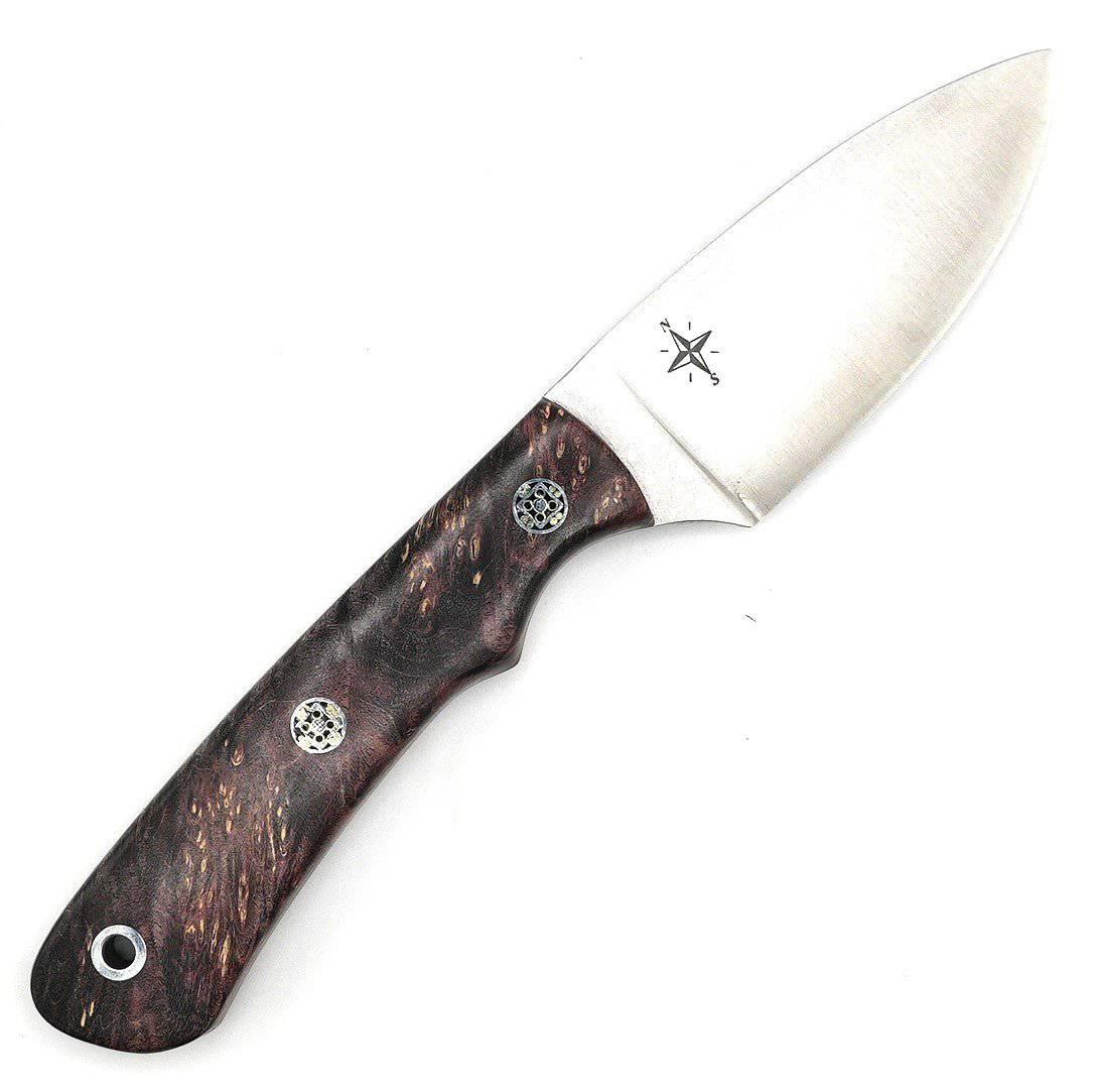 Bark River PSK EDC Magna Cut Cherry & Black Maple Burl - Mosaic Pins - NORTH RIVER OUTDOORS