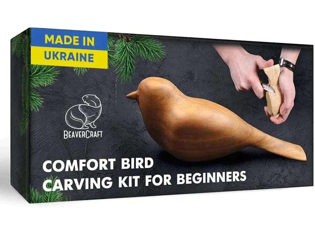 BeaverCraft Bird Carving Kit for Beginners - Adults and Kids - NORTH RIVER OUTDOORS