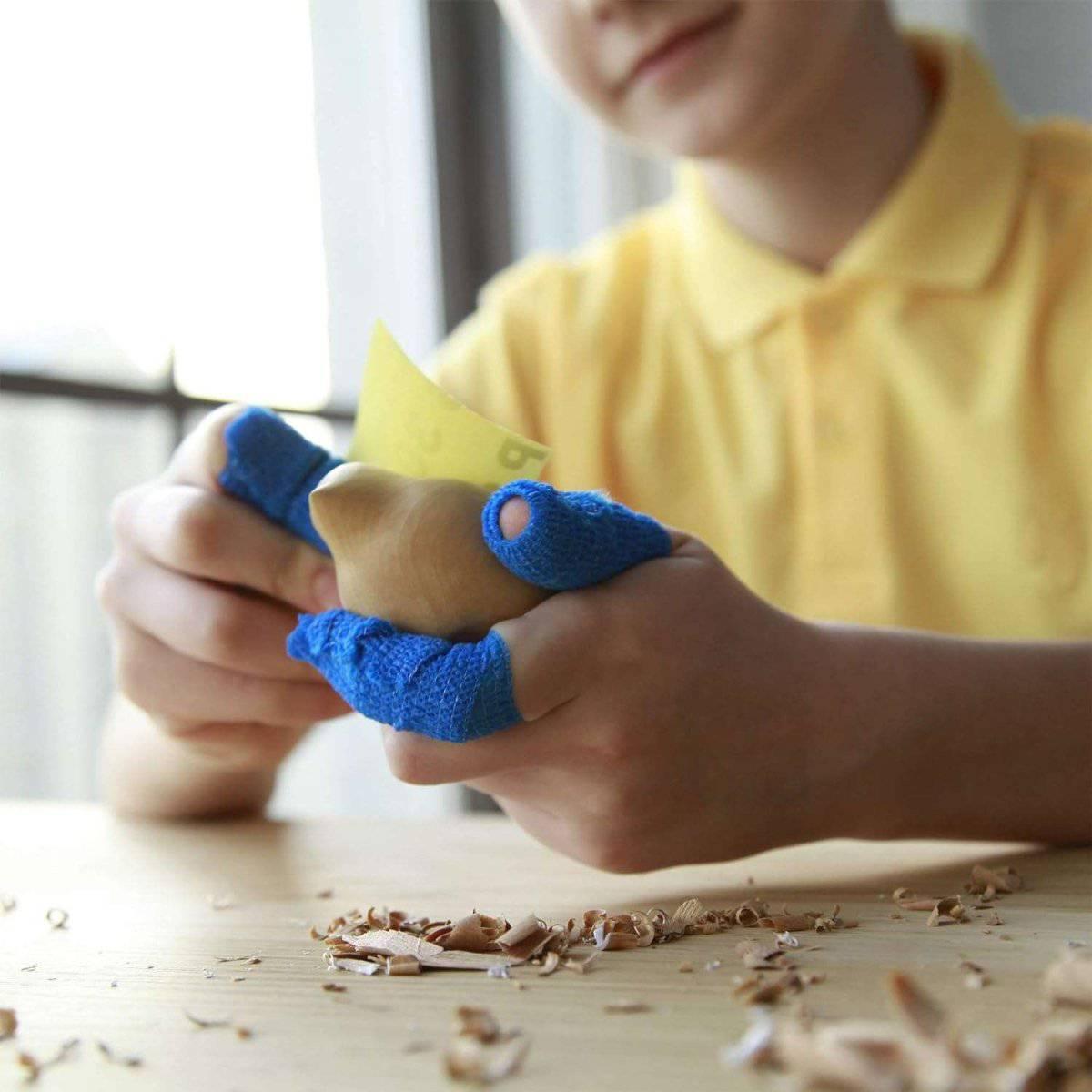 BeaverCraft Cut Resistant Adherent Wrap No-Cut Tape for Wood Carving and Whittling - NORTH RIVER OUTDOORS