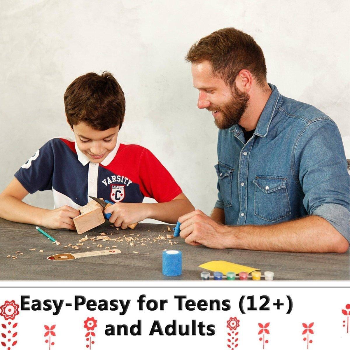 BeaverCraft DIY02 Dala Horse Carving Kit (Ukraine) - NORTH RIVER OUTDOORS