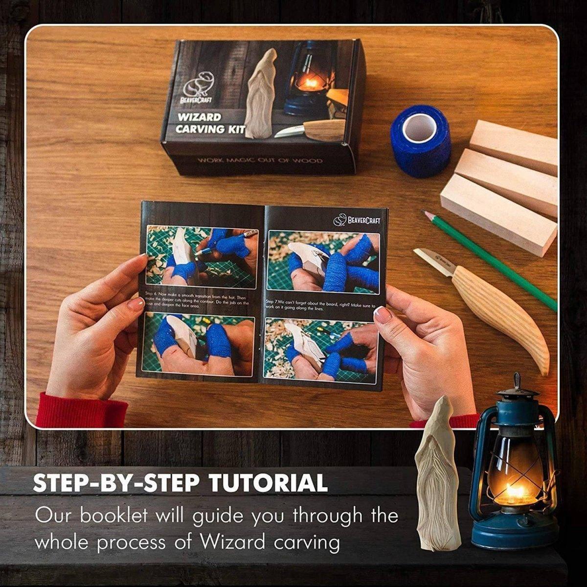 BeaverCraft Wizard Carving Hobby-Kit - NORTH RIVER OUTDOORS