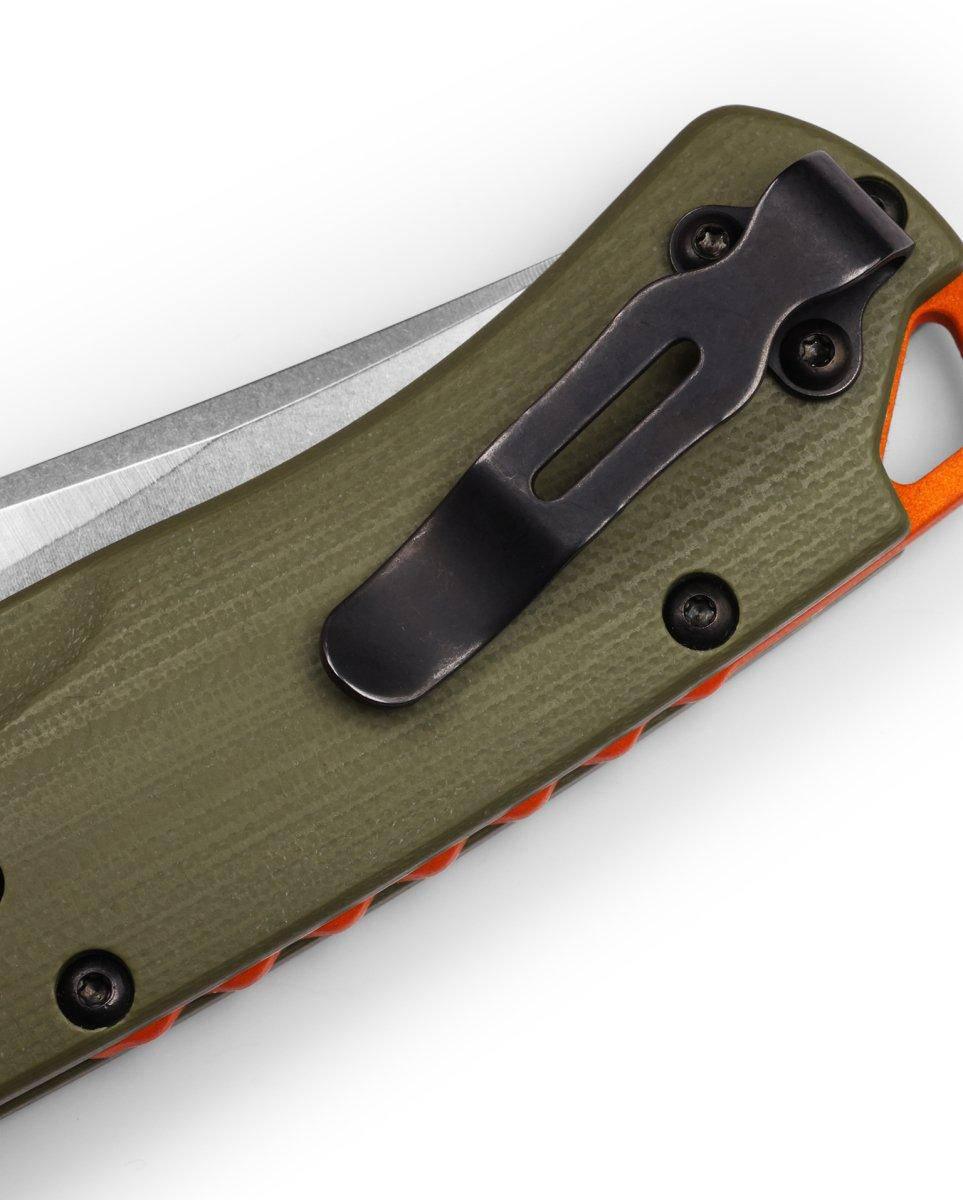 Benchmade 15536 Taggedout OD Green G10 Folding Knife 3.5" CPM-S45VN - NORTH RIVER OUTDOORS