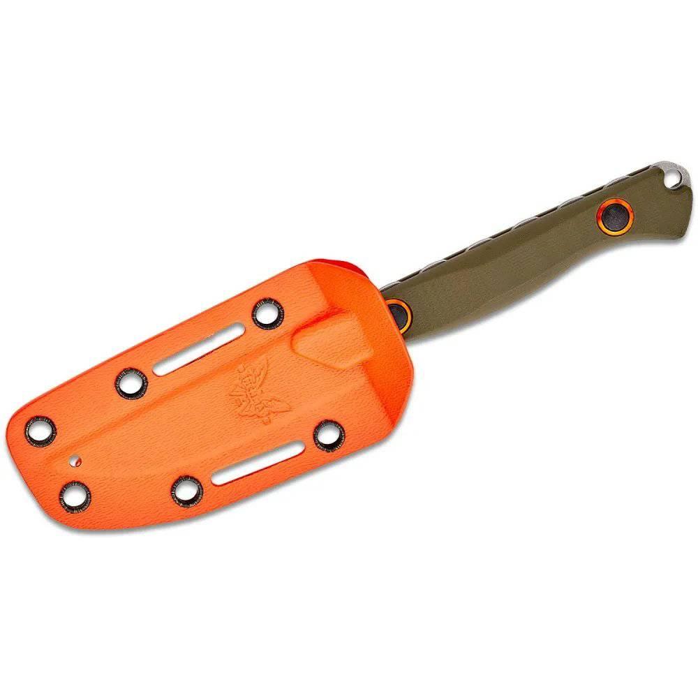 Benchmade 15700-01 Flyway Fixed Blade Knife 2.7" CPM-S90V Satin Blade OD Green G10 - NORTH RIVER OUTDOORS