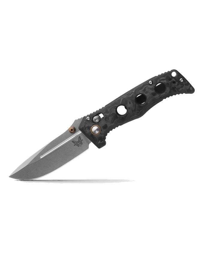 Benchmade 273-03 Mini Adamas Folding Knife 3.25" MagnaCut Marbled Carbon Fiber - NORTH RIVER OUTDOORS