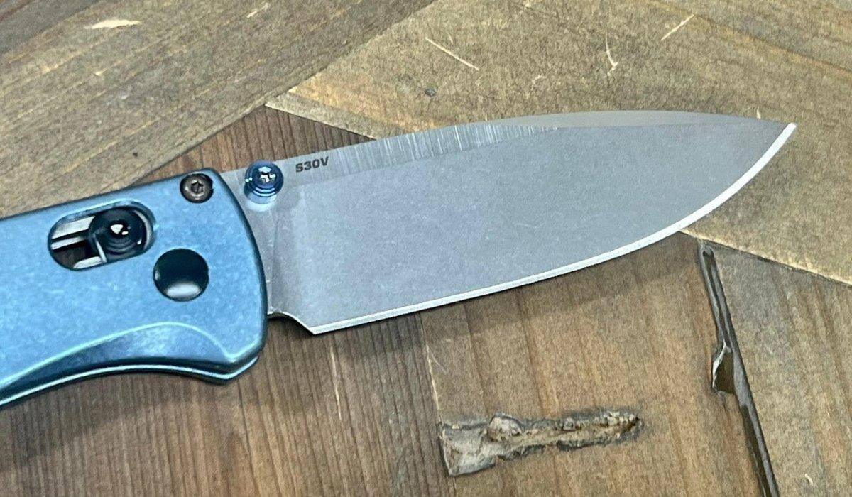 Benchmade 535 Semi-Custom Bugout Knife w/ Ti Handles Satin Blade (USA) - NORTH RIVER OUTDOORS