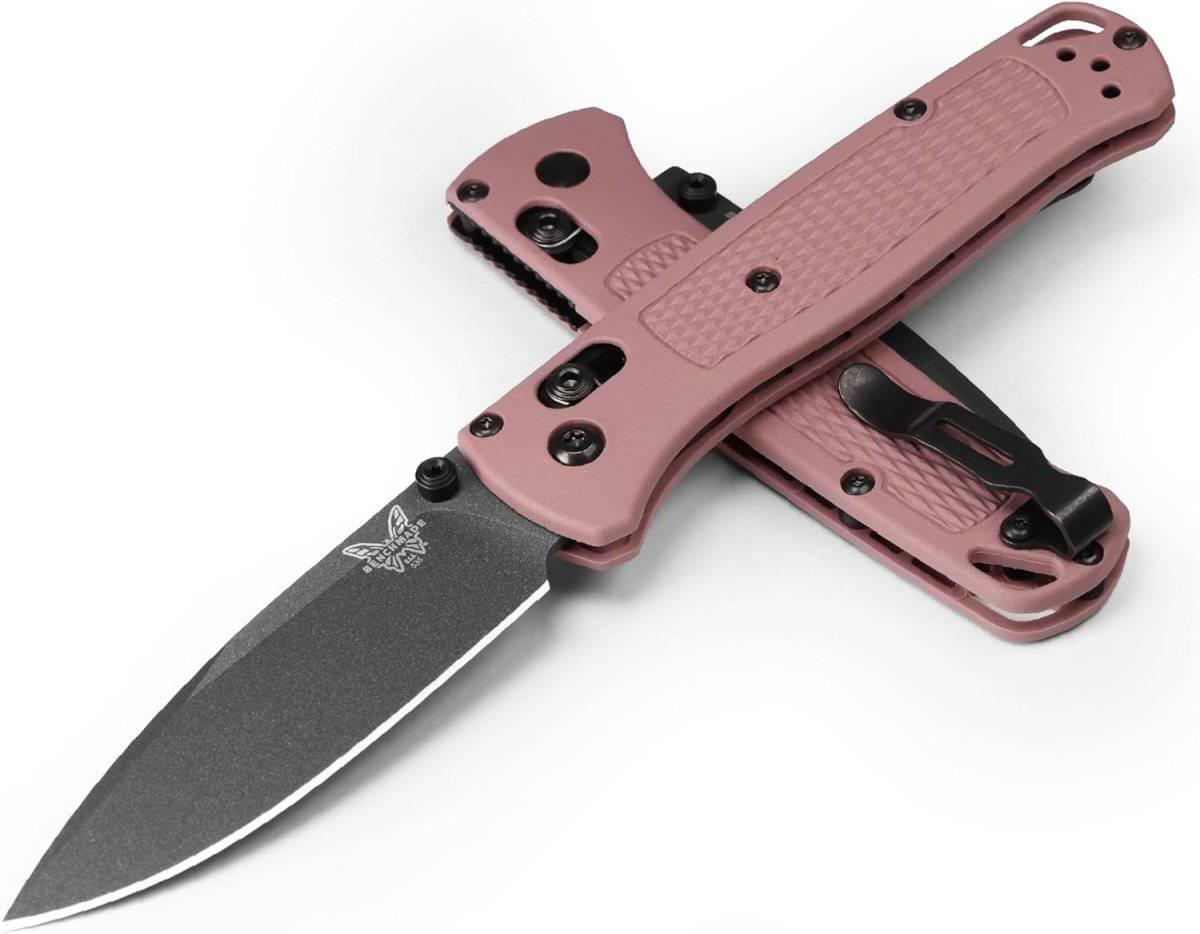 Benchmade 535BK-06 Limited Bugout AXIS Folding Knife 3.24" S30V Cobalt Black Cerakote Plain Blade Alpine Glow Grivory Handles - NORTH RIVER OUTDOORS