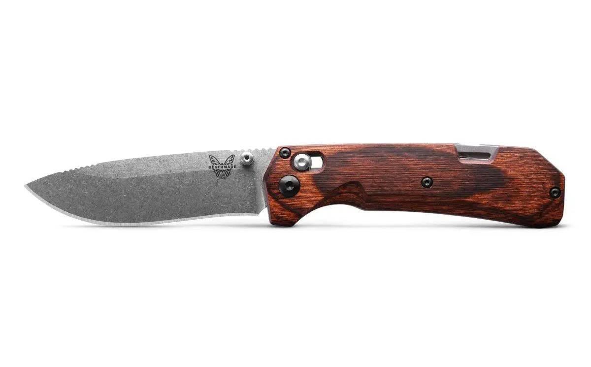 Benchmade Hunt Grizzly Creek 15060-2 Folding Knife 3.50" S30V Gut Hook Dymondwood Handles (USA) - NORTH RIVER OUTDOORS