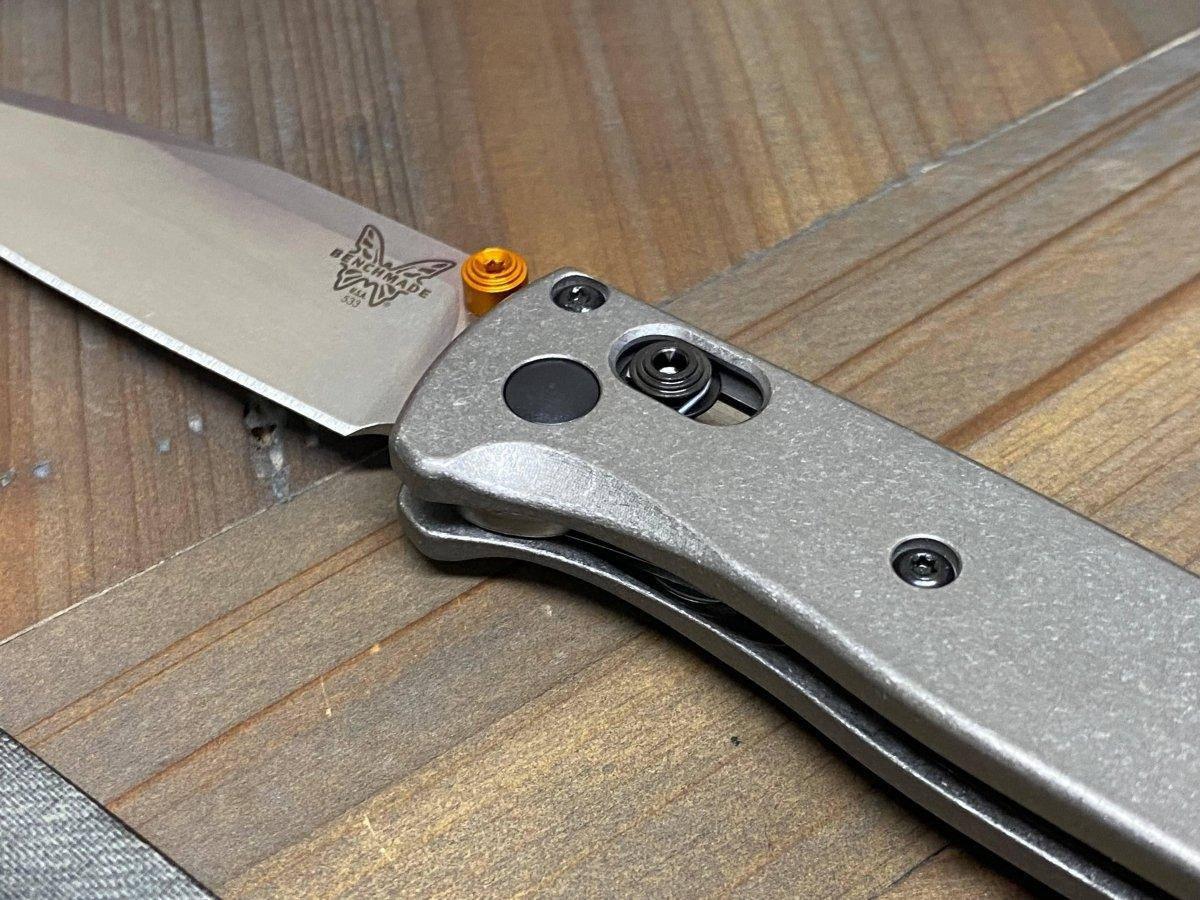 Benchmade Semi-Custom Bugout Knife /w Handles (USA) - NORTH RIVER OUTDOORS