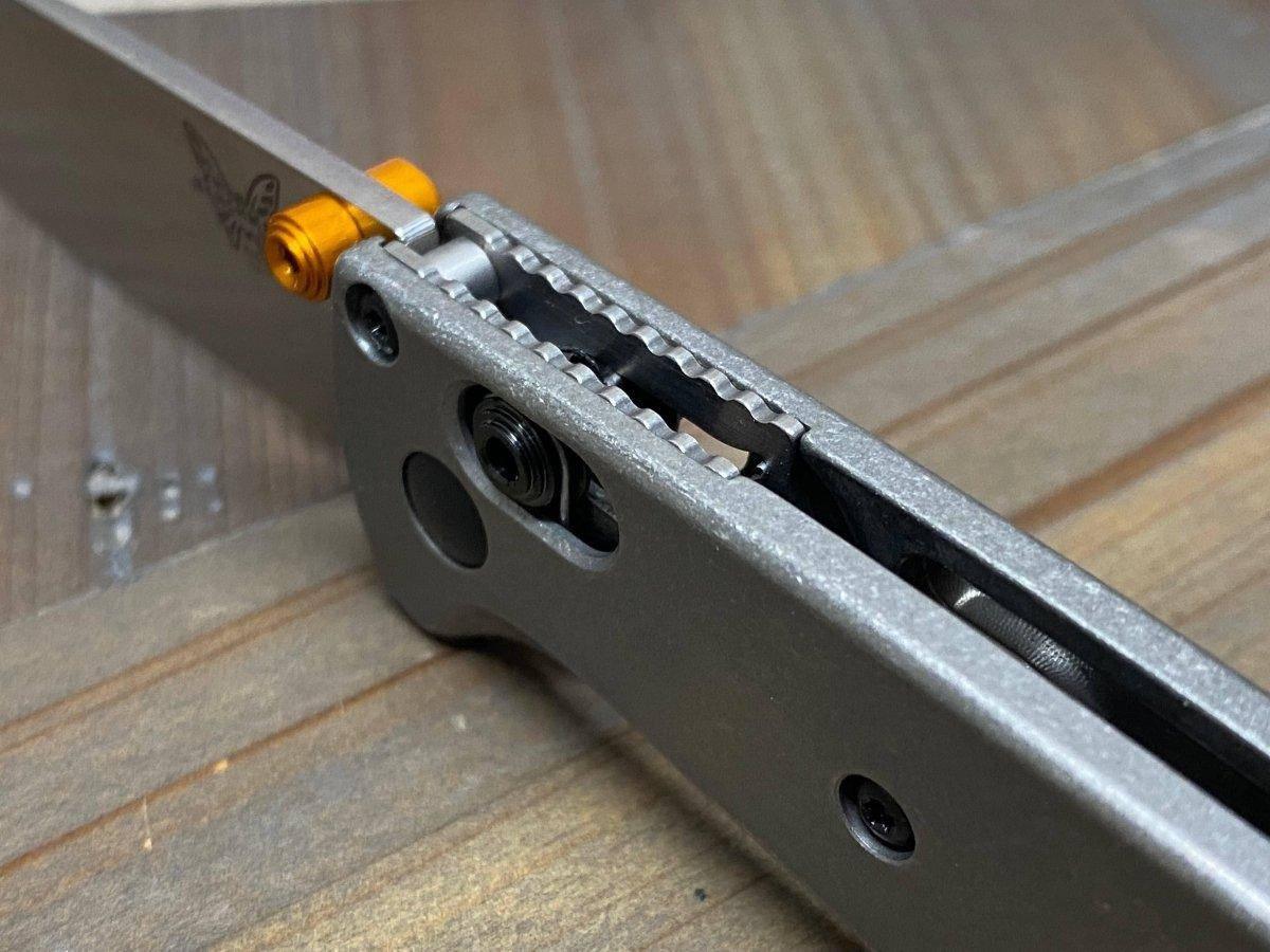 Benchmade Semi-Custom Bugout Knife /w Handles (USA) - NORTH RIVER OUTDOORS