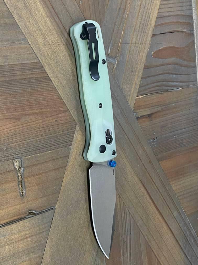 Benchmade Semi-Custom Bugout Knife /w Handles (USA) - NORTH RIVER OUTDOORS