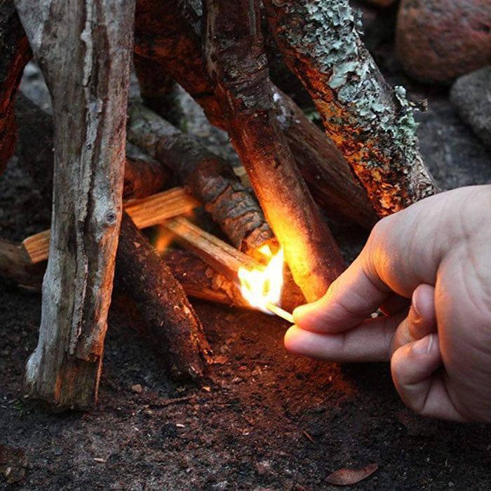 Billy Buckskin Fatwood Fire Starter Sticks 2 Pound Burlap Bag - NORTH RIVER OUTDOORS