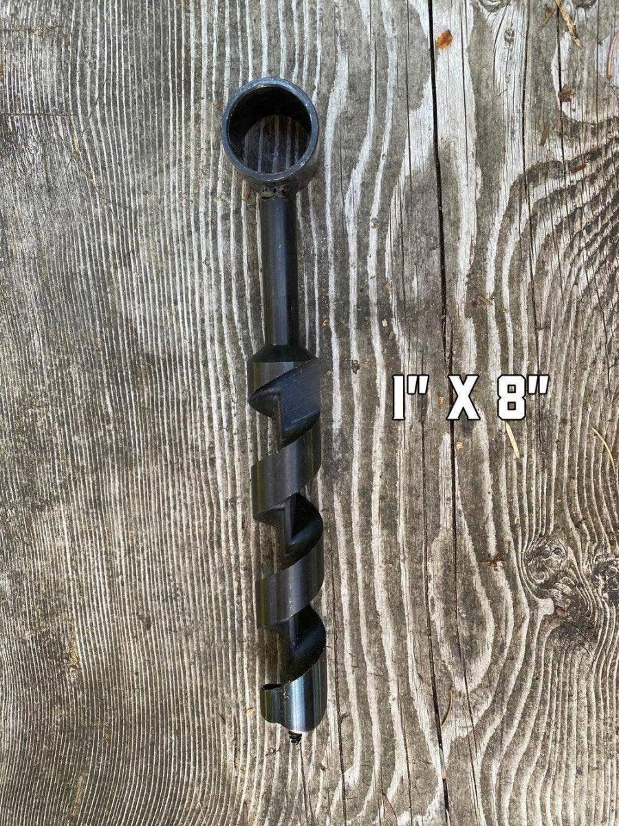 Black Raven 1 X 8" Scotch Eye Bushcraft Auger - NORTH RIVER OUTDOORS