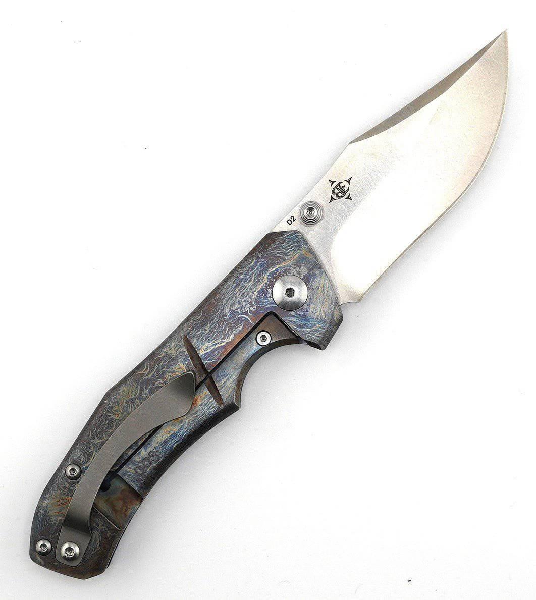 Boker 01BO312 Jive Semi-Custom Titanium Folding Knife 2.95" D2 - NORTH RIVER OUTDOORS
