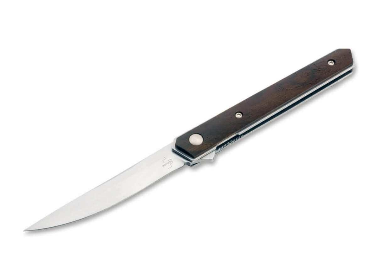 Boker 01BO325 Burnley Kwaiken Air Mini Flipper Knife 3.07" Cocobolo - NORTH RIVER OUTDOORS