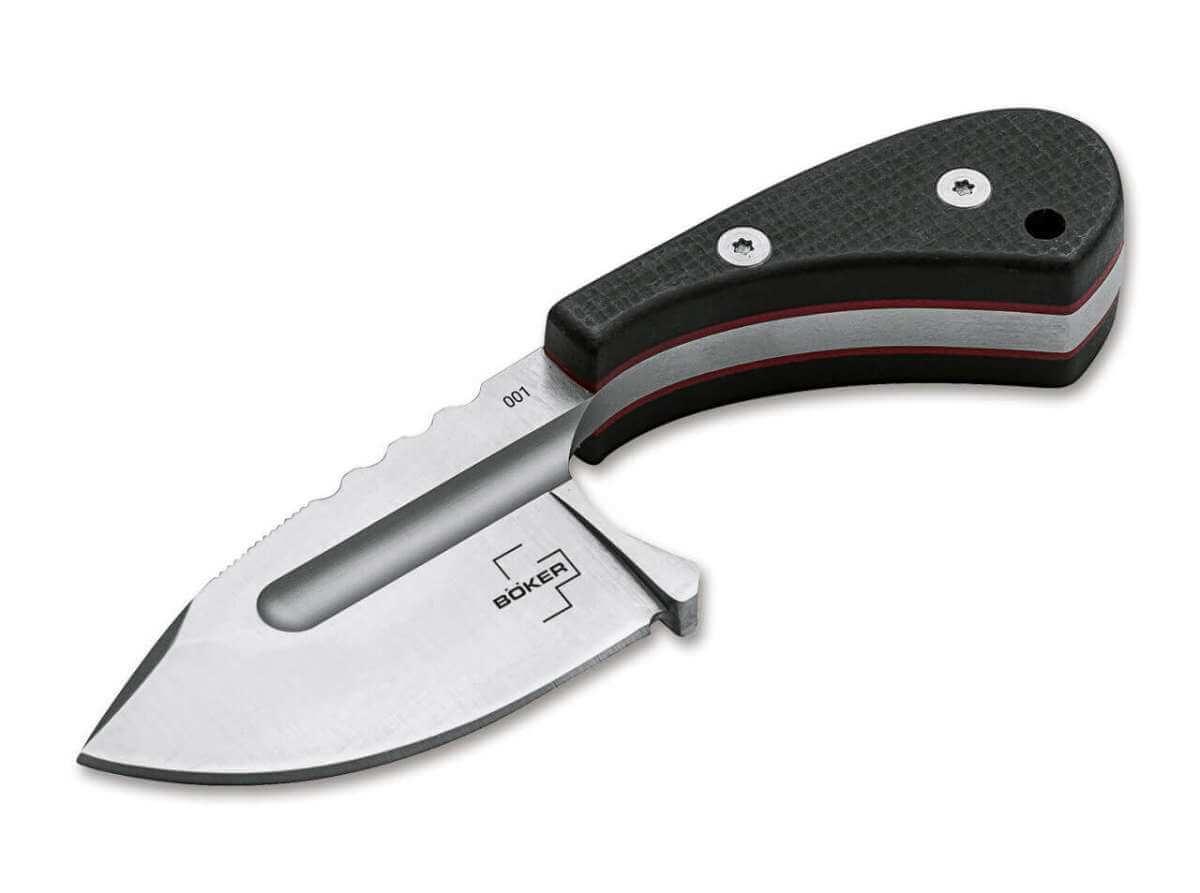 Boker 02BO037 Sigyn Fixed Blade Neck Knife 1.97" D2 - NORTH RIVER OUTDOORS