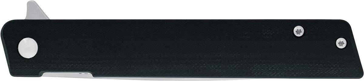 Buck 256 Decatur Ball Bearing Flipper Knife 3.5" Drop Point Blade Black G10 Handles (0256BKS) - NORTH RIVER OUTDOORS