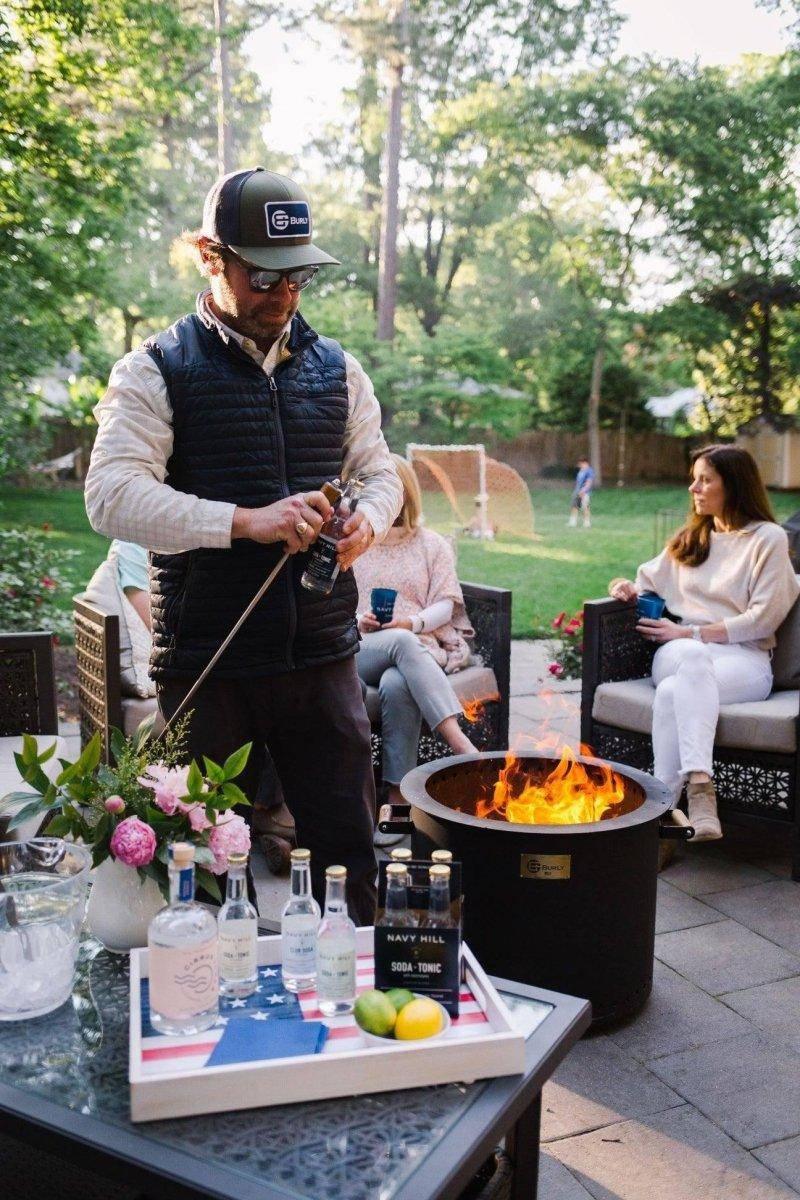 Burly 32 Inch Stainless Steel Fire Poker (USA) - NORTH RIVER OUTDOORS