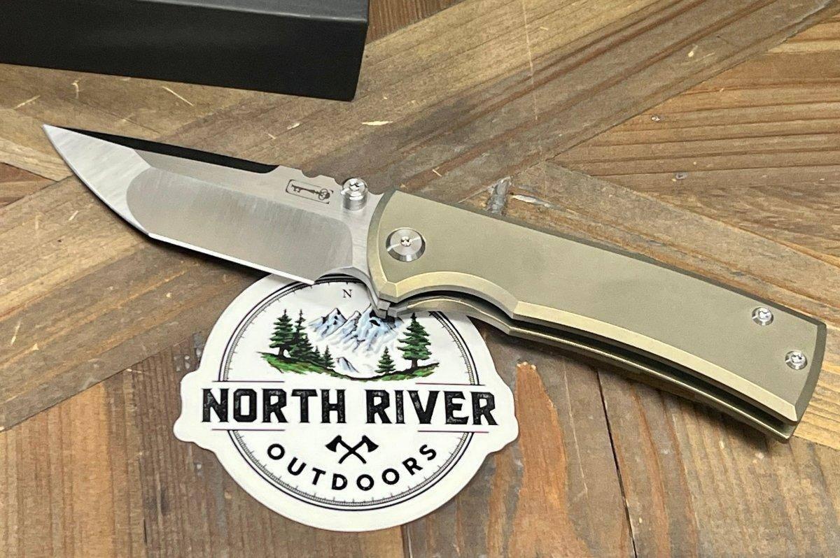Chaves Redencion Street Semi-Custom Titanium Tanto Knife "Gold Digger" - NORTH RIVER OUTDOORS