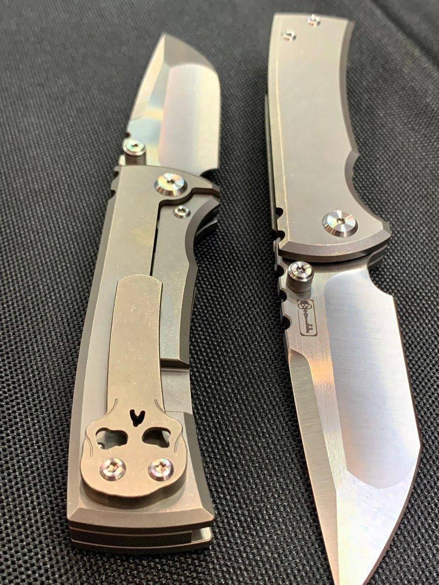 Chaves Redencion Street Tanto Titanium Knife (3.25" Satin) - NORTH RIVER OUTDOORS