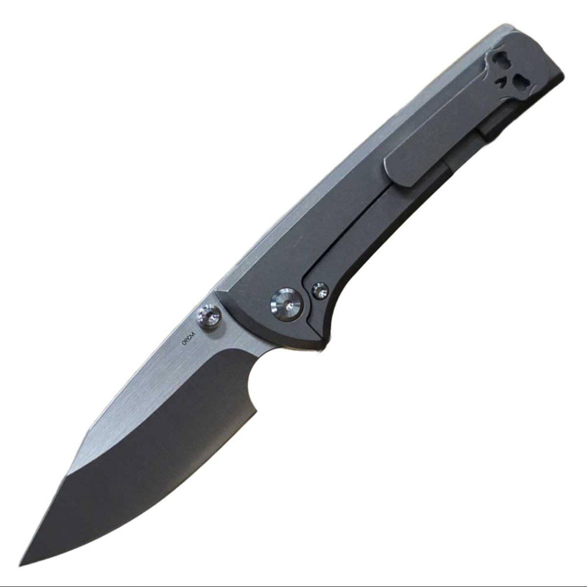 Chaves Scapegoat Street Frame Lock Folding Knife Smooth Ti Handles (3.50" Bohler M390) ST/SG/SWTI/BF - NORTH RIVER OUTDOORS
