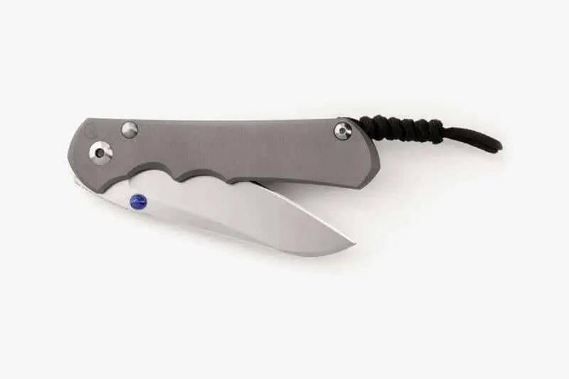 Chris Reeve Large Inkosi CPM-MagnaCut Knife Double Blue Lugs Titanium Handles - NORTH RIVER OUTDOORS