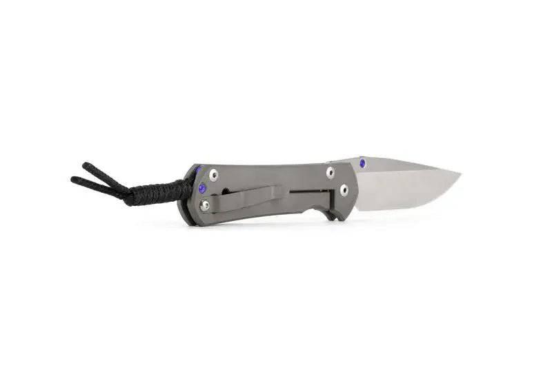 Chris Reeve Large Sebenza 31 Folding Knife 3.61" CPM-MagnaCut Stonewashed Blade Sandblasted Titanium Handles Frame Lock - NORTH RIVER OUTDOORS
