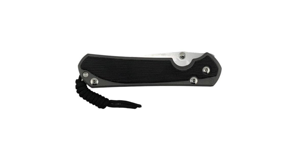 Chris Reeve Large Sebenza 31 Folding Knife 3.61" CPM-MagnaCut Stonewashed Blade Sandblasted Titanium Handles with Black Canvas Micarta Inlays L31-1200 - NORTH RIVER OUTDOORS