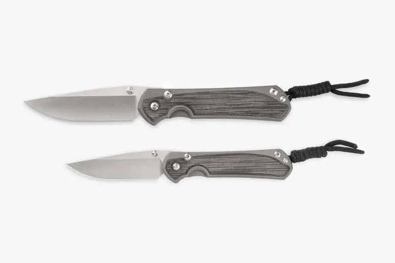 Chris Reeves Small Sebenza 31 Black Canvas Micarta - NORTH RIVER OUTDOORS