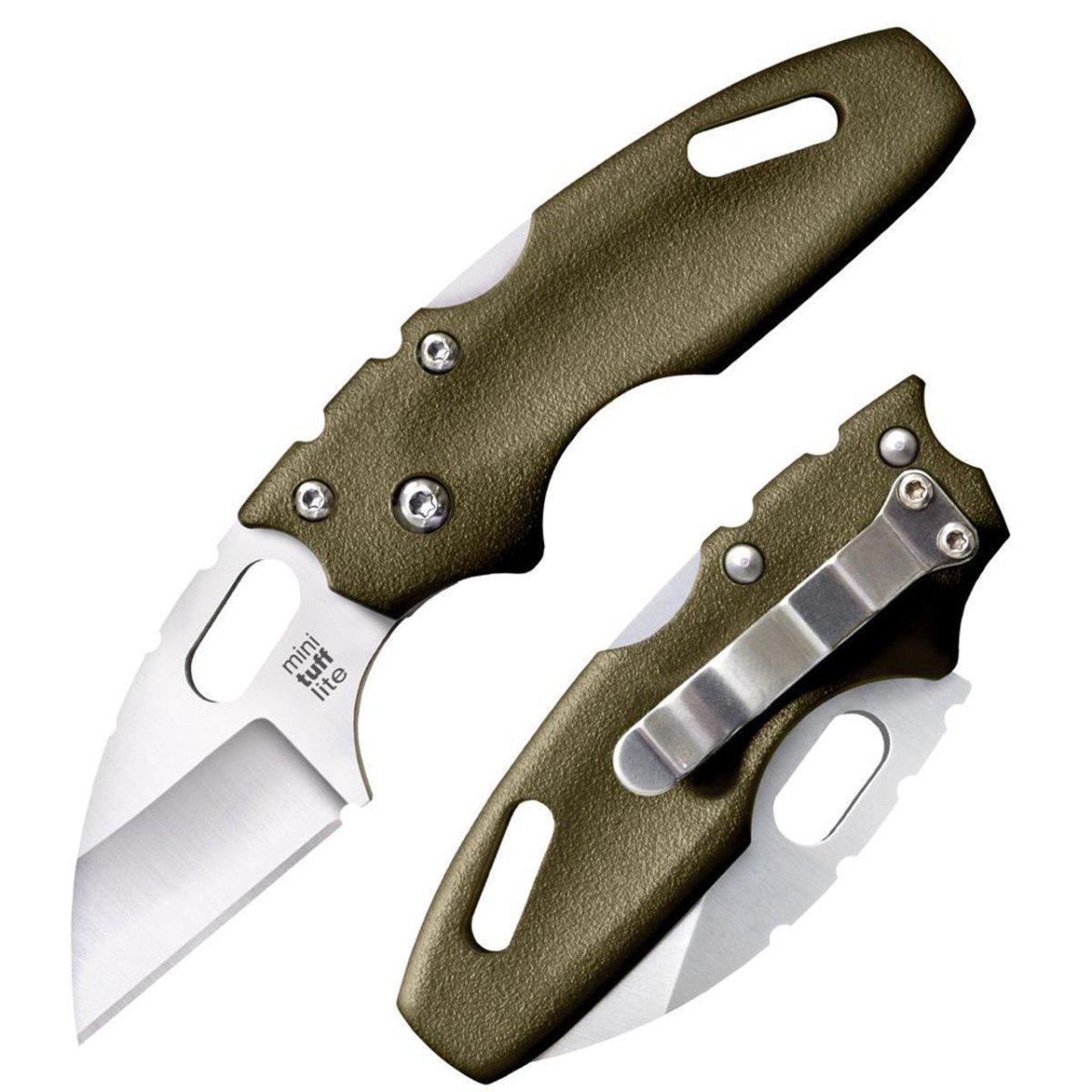 Cold Steel 20MT Mini Tuff Lite Folding Knife 2" Wharncliffe Blade - NORTH RIVER OUTDOORS