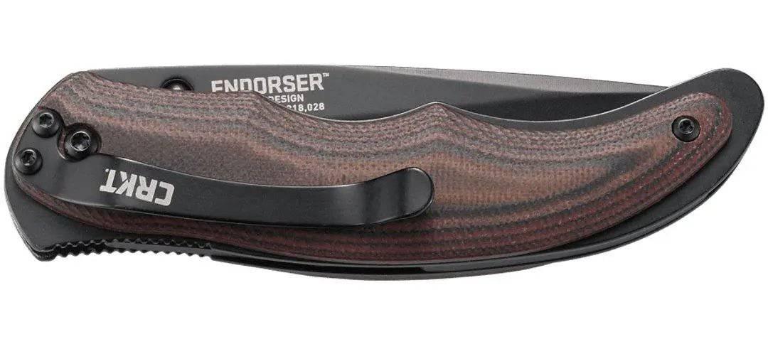 CRKT 1105 Endorser Razor Edge Knife - NORTH RIVER OUTDOORS