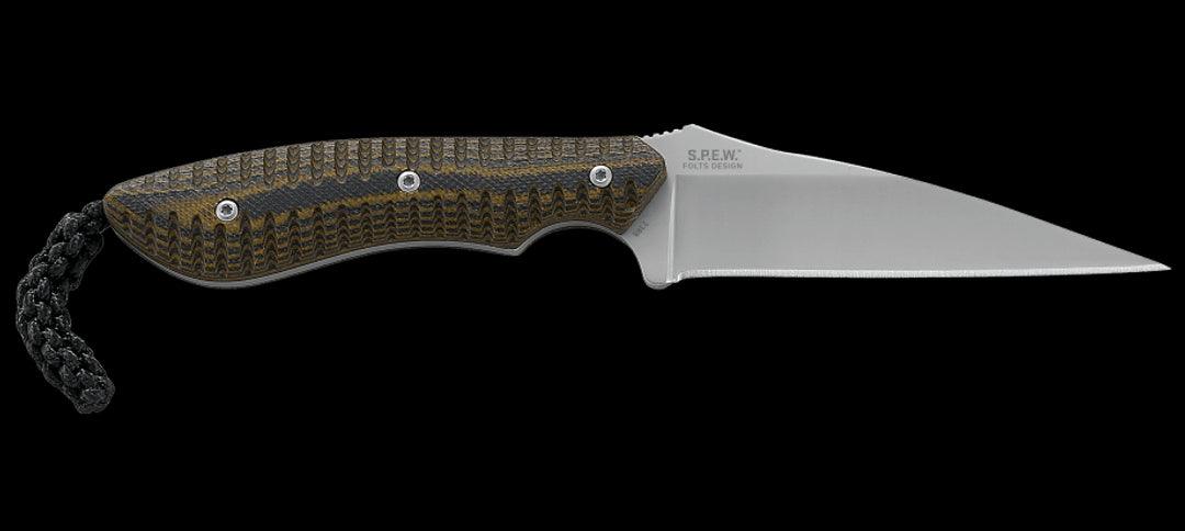 CRKT 2388 Folts S.P.E.W. Small Pocket Everyday Wharncliffe Fixed 3" Blade - NORTH RIVER OUTDOORS