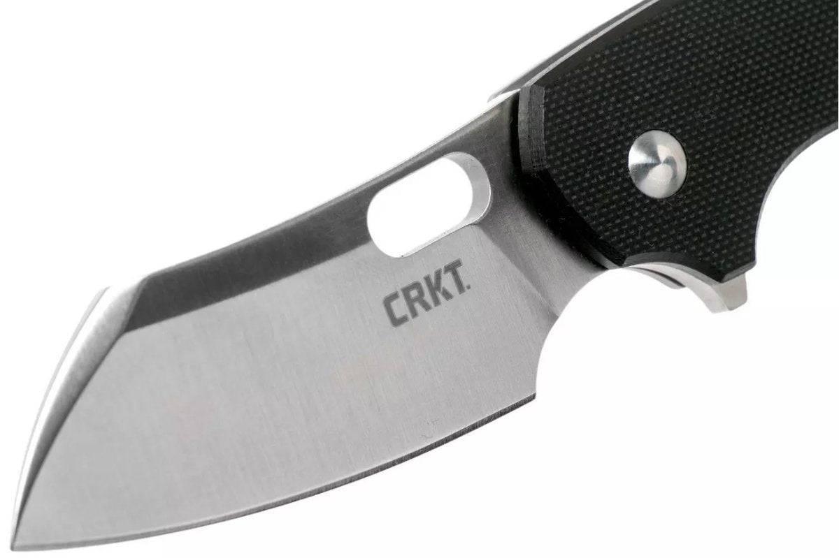 CRKT 5315G Jesper Vox Pilar Large Flipper Knife 2.669" Satin Plain Blade Black G10 - NORTH RIVER OUTDOORS